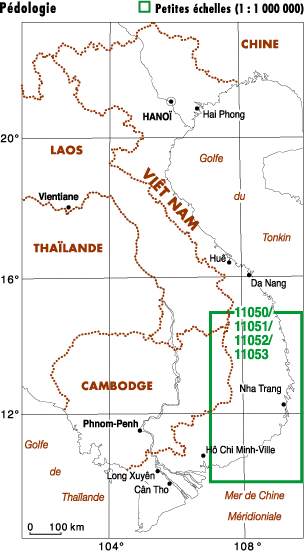 Les différentes cartes de pédologie au Viêt-Nam